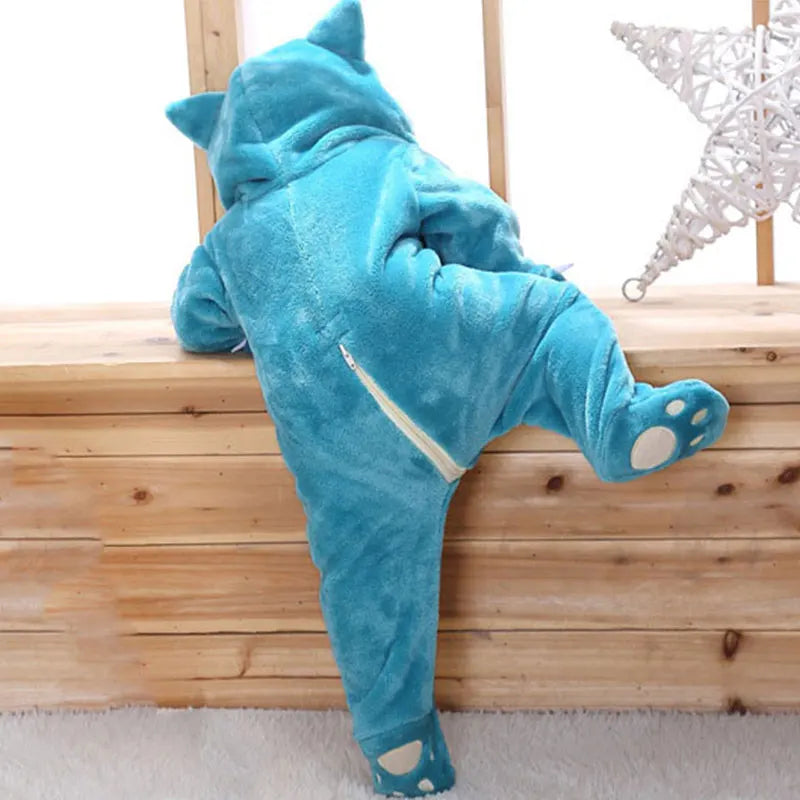 Kigurumi Ronflex Bébé — Combinaison Pyjama Polaire Bleue
