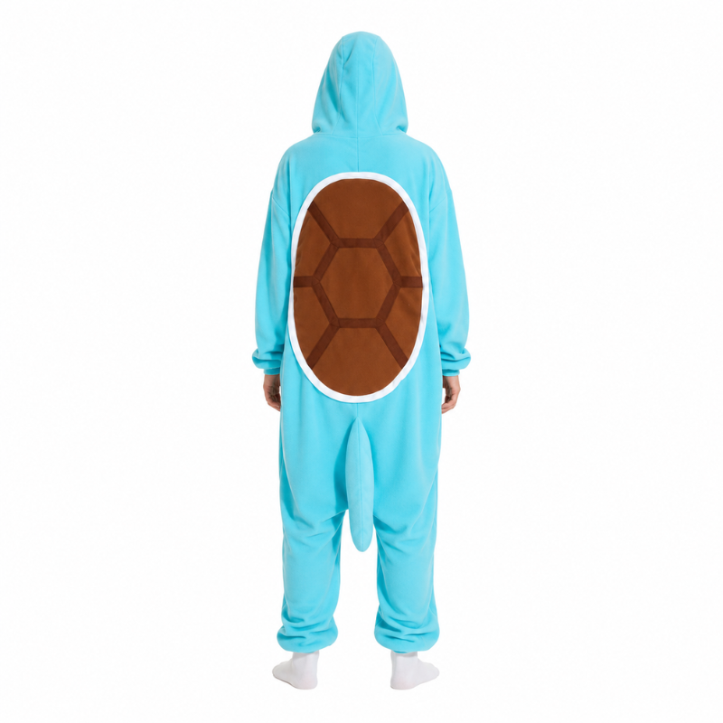 Kigurumi Carapuce — Combinaison Pyjama Polaire Bleu et Jaune