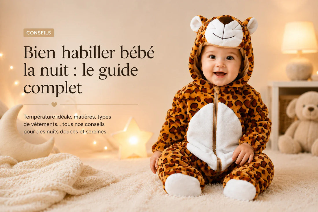 Comment habiller bébé la nuit : le guide pour des nuits sereines