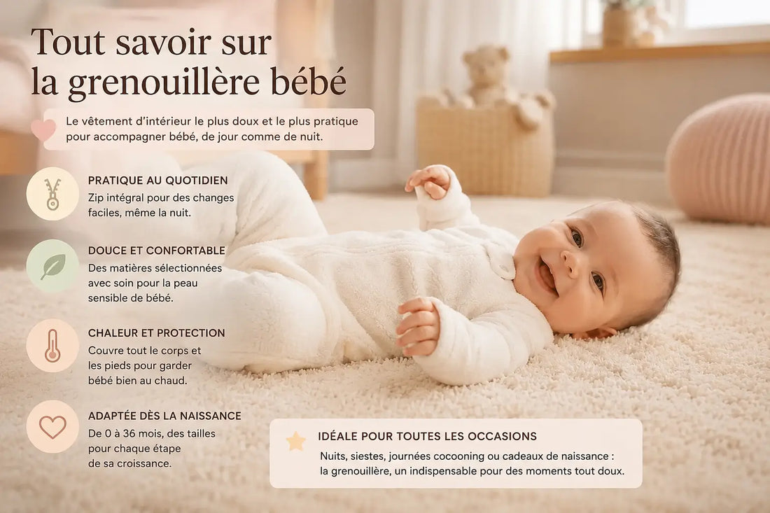 C'est quoi une grenouillère pour bébé et comment la choisir ?