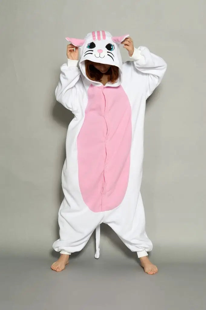Kigurumi Chat — Combinaison Pyjama Polaire Adulte