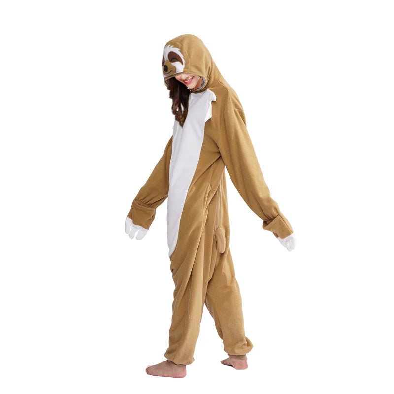 Kigurumi Paresseux — Combinaison Pyjama Polaire