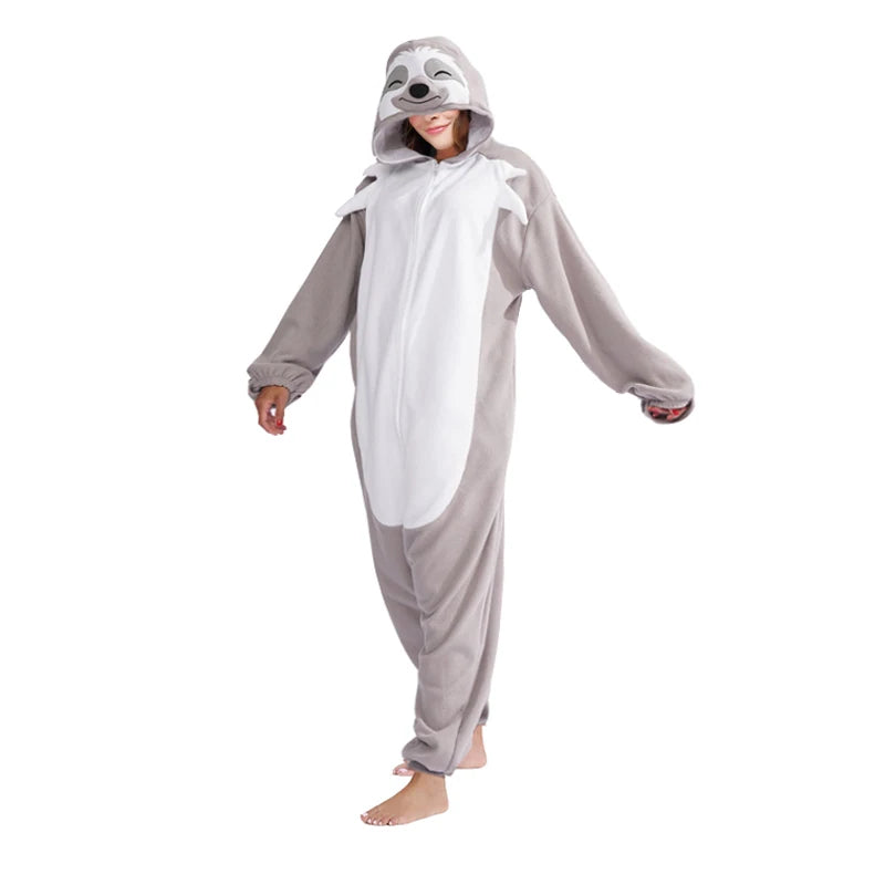 Kigurumi Paresseux — Combinaison Pyjama Polaire