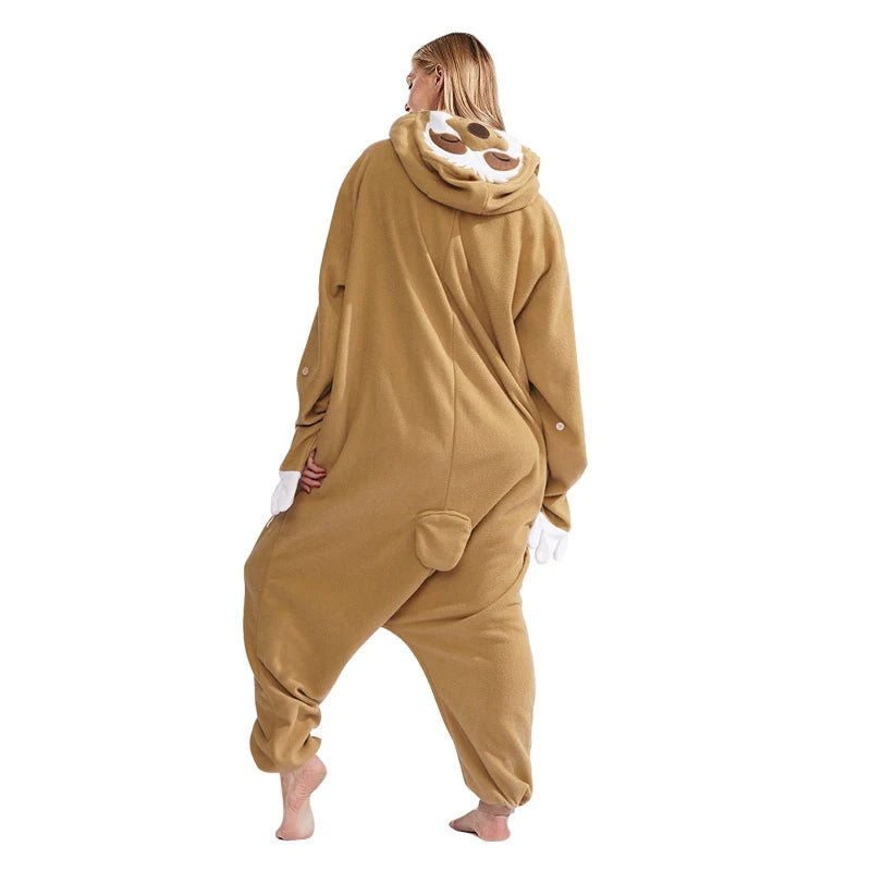Kigurumi Paresseux — Combinaison Pyjama Polaire