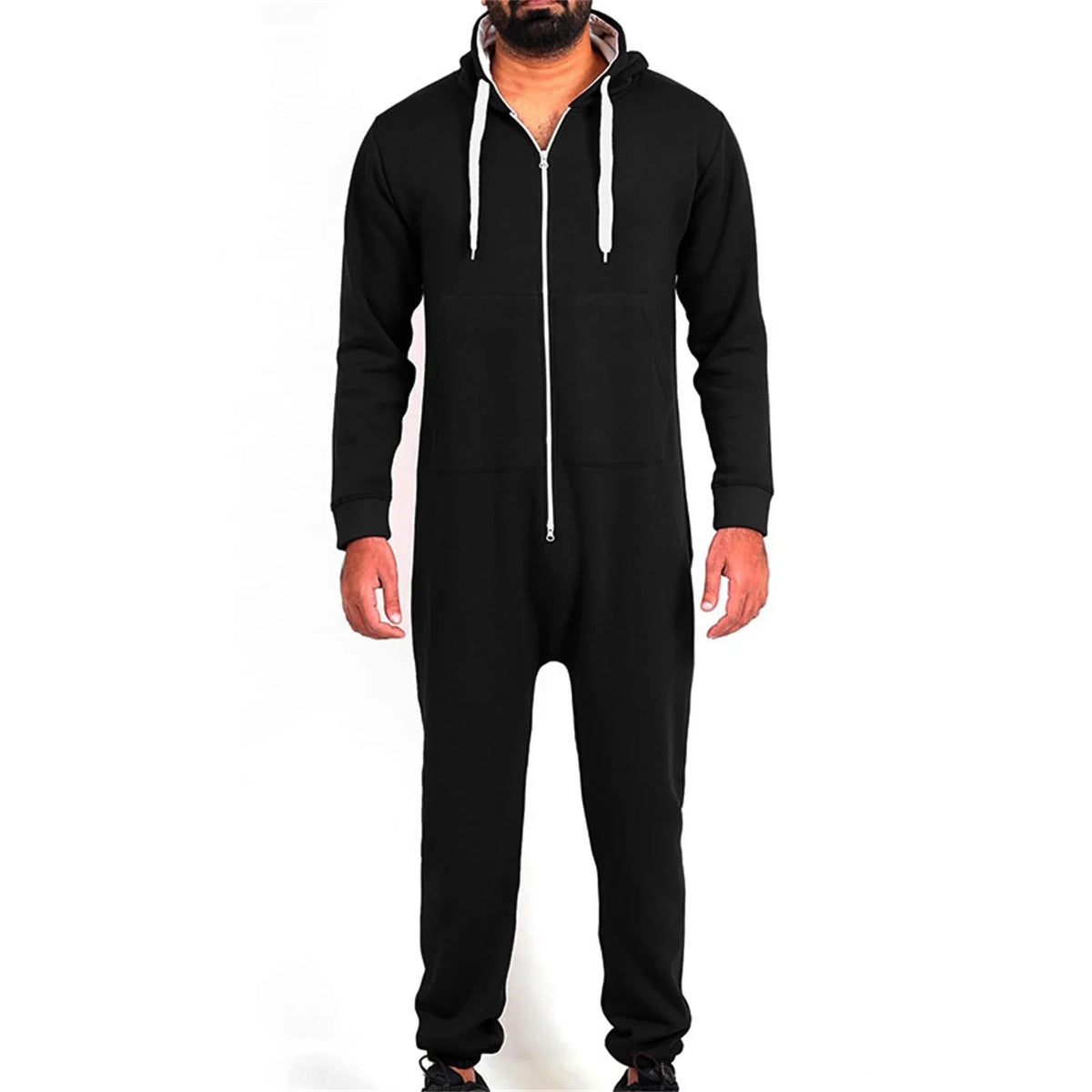 Tissu polyester combinaison pyjama homme détail texture