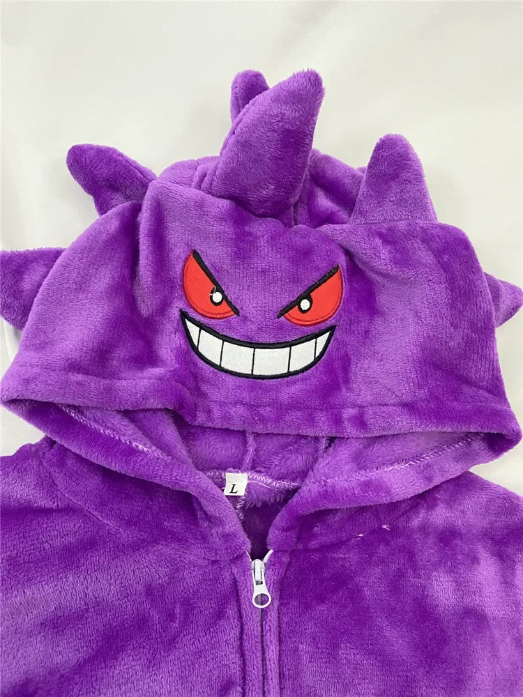 Kigurumi Ectoplasma Enfant — Combinaison Pyjama Pokémon Violet