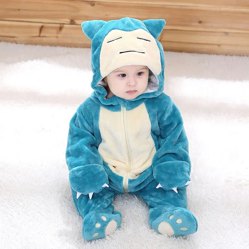 Kigurumi Ronflex Bébé — Combinaison Pyjama Polaire Bleue