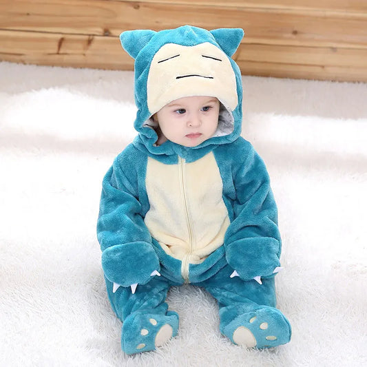 Kigurumi Ronflex Bébé — Combinaison Pyjama Polaire Bleue