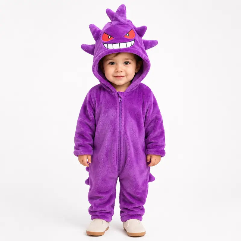 enfant debout qui porte un kigurumi ecetoplasma